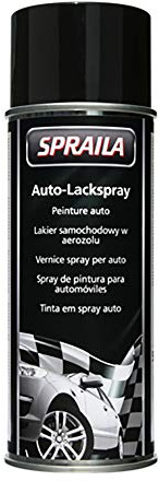 Schwarz Matt Lackspray 400Ml Spraydose Autolack Sprühlack 300 021 Spraila