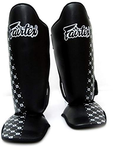 Fairtex Black SP5 Muay Thai Shin Guards (Medium)