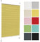 Plissee ohne Bohren 90 cm x 120 cm - Gelb - Plissee klemmfix, Rollos für Fenster ohne Bohren, Jalousien Fenster für innen, Raffrollo, Fenster plissee