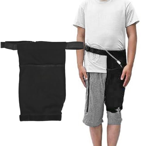 Soporte para Bolsa de Drenaje de Orina, Soporte para Bolsa de Pierna con Catéter con Correa Elástica, Estable, Movimiento Libre, Dispositivo De Estabilización De Tubo De Drenaje Urinario Respetuoso