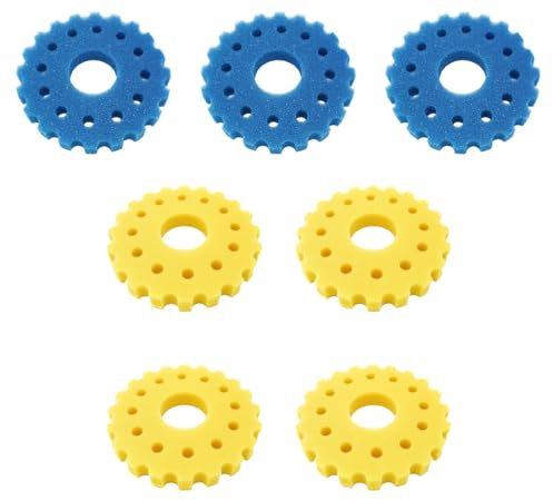 DeWangTradeDD Lot de 7 éponges filtrantes CPF/CPA-30000 compatibles avec filtre de bassin SunSun Éponge filtrante haute efficacité Éponge biochimique facile à remplacer