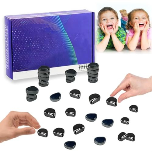 STFYUG Magnetspiel, Magnet Spiel, Magnetisches Schachspiel, Tisch Magnetspiel, Spiel Magnetsteine, Magnet Schach, Campingspiele, Partyspiele für Familientreffen.