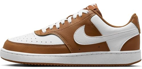 Nike Court Vision Low Next Nature Damenschuhe, Scarpa Donna, Lt British Tan White, 44 EU