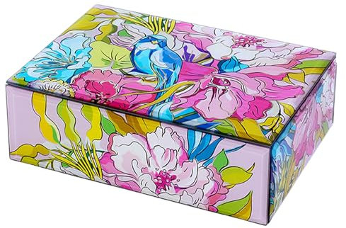 KACCDE Versatile Jewelry Storage Box Stylish Glass Jewelry Container Strorage Box For Rings And Necklaces Collection