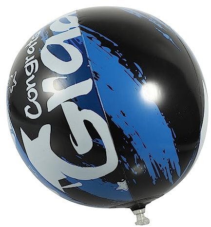 ERINGOGO Strandball der Abschlusssaison Sandkasten Schwimmbad pufferball strandparty Poolspielzeug Pool Wasserball aufblasbare Billardkugeln Strandspielzeug PVC Black