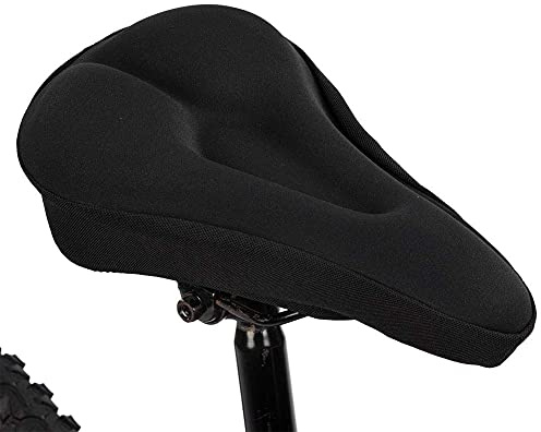 Alomejor cojín Bicicleta, Gel Impermeable Comodidad sillín Bicicleta Cubierta Resistente Agua for Ciclismo Urbano montaña Viajes Largos