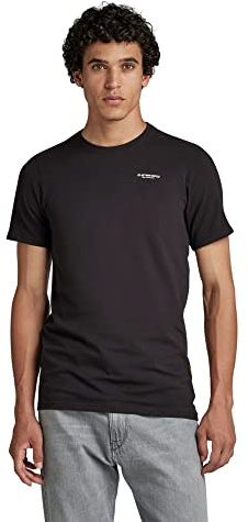 G-STAR Herr Slim Base R s T-shirts, Svart (Dk Black D19070-c723-6484), XXL
