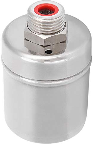 Vanne de contrôle de niveau d'eau de vanne à flotteur d'eau automatique 1/2in vanne à bille flottante en acier inoxydable pour réservoirs d'eau tours piscines