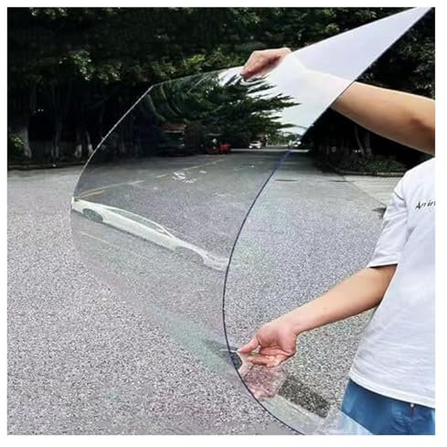 AFGZQ Panneaux Toit Serres Plaque Plastique Polycarbonate, Couverture Pergola Transparente, for Auvent D'extérieur, Abri Jardin, Abri Voiture(6 x 29.5ft)