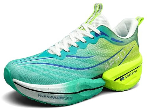 QXWD Marathon Breathable Men's Sports Running Shoes Lightweight Women's Comfortable Non-slip Sports Shoes