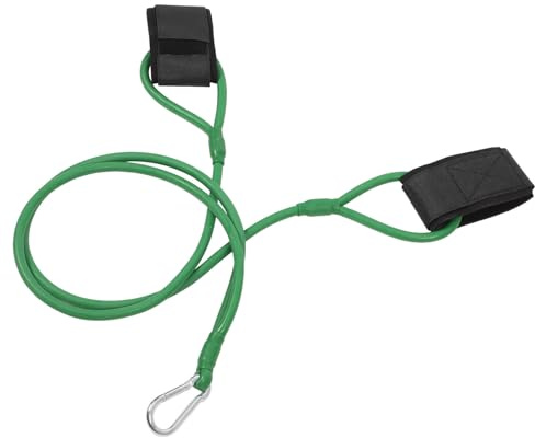Veemoon Banda de Resistencia de Látex para Entrenamiento de Béisbol, Banda Elástica de Fitness Profesional Verde 4x9 Cm, Cuerda Multiusos para Ejercicio y Gimnasio
