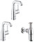 Grohe Essence Einhand-Waschtischbatterie (Zugstange, M-Size, inkl. Waschtischarmatur und Geruchverschluss)
