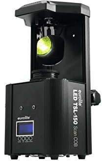 EUROLITE LED TSL-150 Scan COB | Handlicher Scanner mit 30-W-COB-LED, Gobo- und Farbrad | DMX-gesteuerter Betrieb oder Standalone-Betrieb mit Master-/Slave-Funktion möglich |