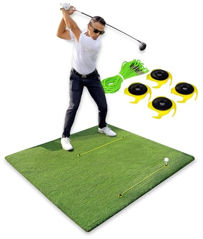 Tee Claw Soporte para camiseta de golf, ideal para golf, béisbol y sóftbol para entrenamiento de putting, colocación de pies, para entrenamiento en interiores y exteriores, fabricado en Estados Unidos