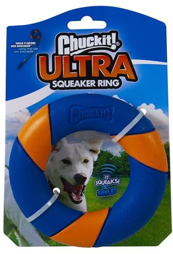 Chuckit Juguetes De Peluche Para Perros Anillo De Ultra Squeaker
