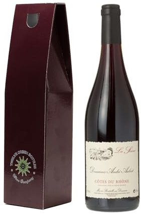 Twelve Green Bottles | Domaines André Aubert Côtes du Rhône AOC La Serine 75cl In Branded Gift Box | 14% ABV