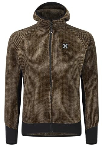 MONTURA Remix Fleece Jacket, Giacca in Pile Tecnico da Uomo ideale per arrampicata, alpinismo e varie attività outdoor (IT, Testo, M, Regular, Regular, Camel)