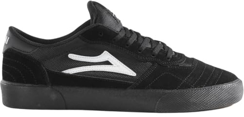 Lakai Chaussures de Skateboard Basses Cambridge pour Homme, Daim Noir, 43 EU
