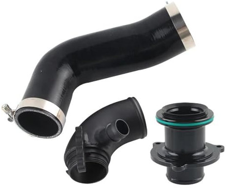 KMAGE Manguera Turbo Intercooler Tubo Admisión Silicona Silenciador Codo Entrada Turbo Eliminación para Seat para Leon MK3 para Cupra 5F Ea888 3.ª Generación(Black)