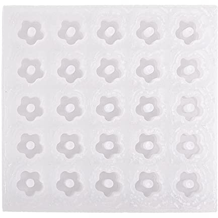 JDIEOQA Moule En Silicone Avec Pendentif En Forme Fleur En Résine Époxy, Porte-clés, Bijoux Pour Bagages, Sacs, Accessoires Collier