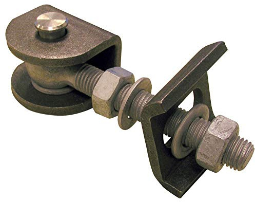 Alberts 412173 Torband | für 180° Öffnung | feuerverzinkte Schrauben und Muttern, Bolzen und Splint aus Edelstahl | Gewinde M16