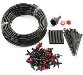 23m Micro Irrigation System Kit - 71Pc Automatic Garden Plants & Greenhouse Watering Metre | Save Water, Time & Energy | Heavy Duty Tube, Watering Hose Kit For Greenhouse, Flower Beds, Patio & Lawn