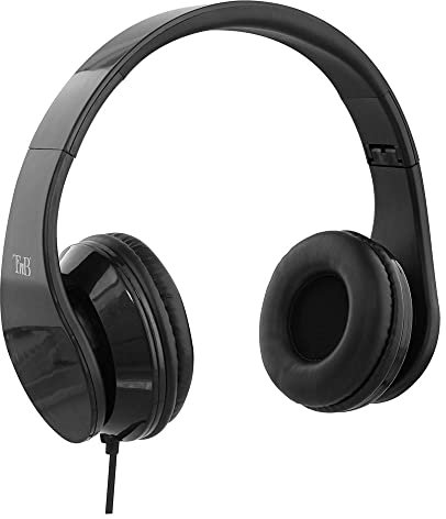 T'nB Tnb - Auriculares con Cable Jack de 3,5 mm, Plegable, colección Stream, Color Negro