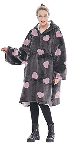 FELOVE Übergroße Hoodie Sweatshirt, Original Decke Sweatshirt, super weiche gemütliche warme komfortable Riesen-Hoodie, Geeignet Kapuzenpullover für Erwachsene, Männer, Frauen, Jugendliche