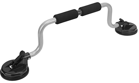 minifinker Rodillo de Asistencia de Carga para Kayak, Cargador de Rodillos para Kayak Aleación de Aluminio Fuerte para Evitar Arañazos con Ventosa para Automóviles(KY‑OE04‑S Plata)