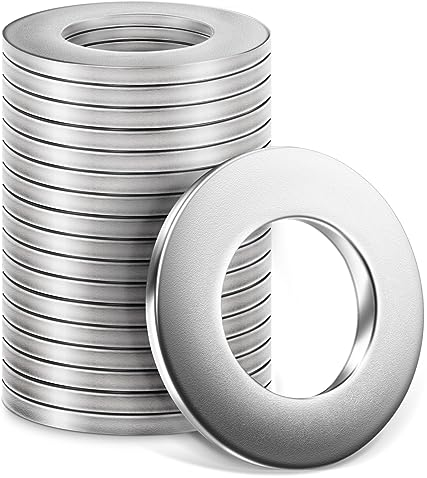 Unterlegscheiben M3 100 Stück, Jeboler DIN 125 A2 V2A Karosseriescheiben Edelstahl 304, Beilagscheiben, Flach Unterlegscheiben für Bolzen, Muttern und Gewindestangen