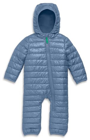 Primary Baby Puffer Bunting Suit, Water-Repellent and Windproof, Made with 100% Recycled Materials (Dusk, 12-18M)