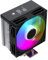 TZMRIT KF401 DGT CPU Kühler mit Display, 12CM 1600RPM 65.6CFM 4PIN PWM Lüfter, für Intel LGA 1700/1200/115X/1851, für AM4/AM5(KF401)