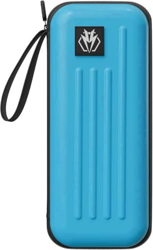 Lavishio Dart Case,Dart Carrying Case Holds 3 Assembled Darts and Accessories Darts Wallet Darts Carrying Case,Built-in Storage Tubes and Pockets (Celestial Lake Blue)