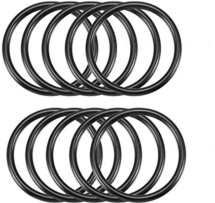 sourcing map Packung mit 10 Metrische O-Ringe Gummidichtung Oringe 45mm AD 38mm ID 3,5mm Breite