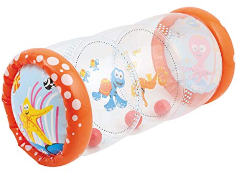 LUDI 3452 - Babyrolle, Rosso, 45 x Ø 20 cm