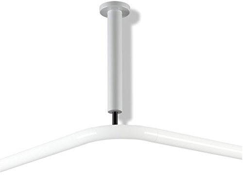 Hewi Heinrich Wilke 801.34.020 99 Deckenabhängung Serie 801, Durchmesser 33 mm, 400 mm lang, reinweiß