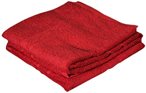 Gözze - Badvorleger 2er-Set, 100% Baumwolle, 50 x 70 cm - Bordeaux