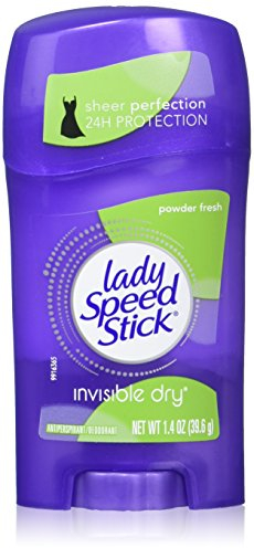 Lady Speed Stick Deodorant 1.4oz Powder Fresh Invisible Dry by Lady Speed Stick