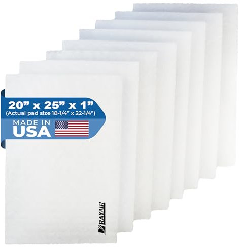 RAYAIR 20x25 Filter Pads Compatible with Respicaire