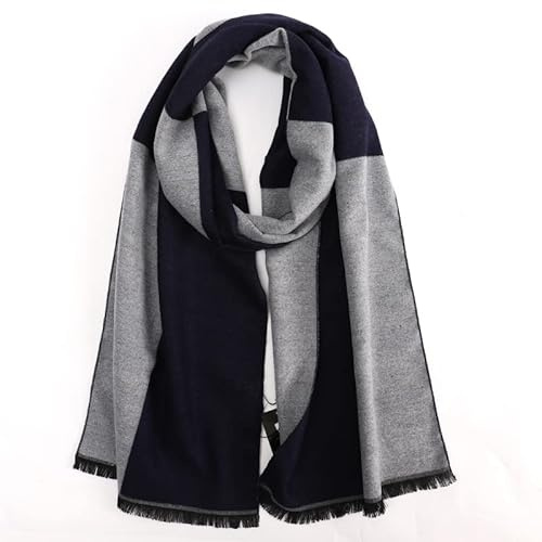 LIVLOKO Écharpe en cachemire pour homme - Écharpe tartan douce et légère - Écharpe d'hiver, Design 7, taille unique