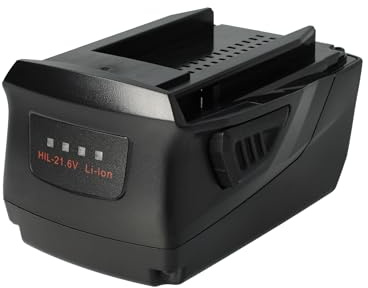 vhbw Akku Ersatz für Hilti 426176, 2018498, 2136393, 2136395, 2183185, B22/5.2, B22/8.0 für Elektrowerkzeug (3000 mAh, Li-Ion, 21,6 V)