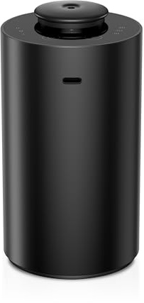 Airversa ANX Waterless Diffuser for Essential Oil for Home, Room, Black | Up to 600 sq ft, Battery Operated, 20mL, Timers & Mist Levels, Car Diffuser, for Office, Bathroom, Cold Air, Portable