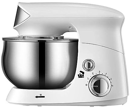 Robot De Cocina Multifunción Batidora Amasadora 6 Velocidades, Con Recipiente Para Mezclar De Acero Inoxidable De 3,5 L Y 3 Accesorios, Para Hornear Pasteles, Masa, Pan Y Más En La Cocina 600 W