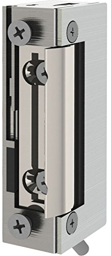 eff eff Türöffner 148W FaFix, wassergeschützt, 10-24 V, universal, symmetrisch, Momentkontakt, IP 54, Silber