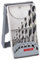 Bosch Professional 7pcs. HSS Twist Drill Bit PointTeQ (for Metal, Ø 2-10 mm, Accessory Drill)