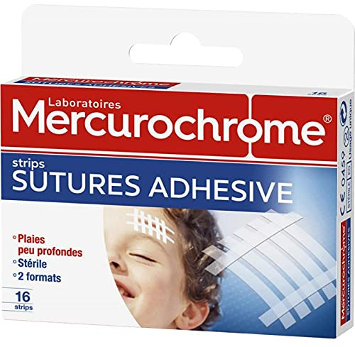 MERCUROCHROME - Pansements De Sutures Adhésifs 16 Pansements - Lot De 3 - Vendu Par Lot