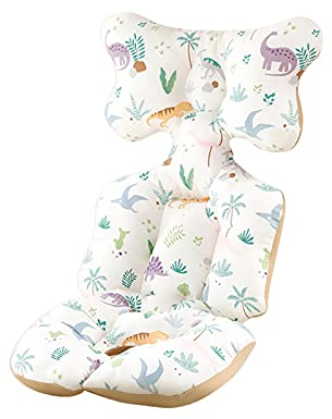 Stronrive Kinderwagen Sitzauflage, Babyschale Sitzauflage Baby Sitzauflage Buggy Kinderwagen Sitzauflage Kinderwagen Einlage Baby Sitzkissen Kinderwagen Kissen Baby Kopf und Körper Stützkissen