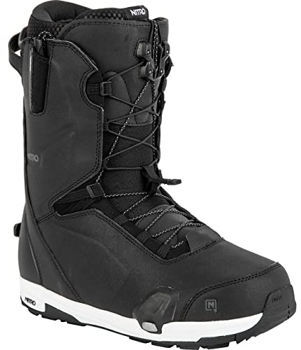 Nitro Snowboards Profile TLS Step On Botas de Snowboard, Hombres, Black, MP 25,5 // EU 39 1/3 // US 7,5