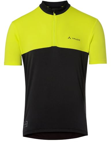 VAUDE Men's Matera HZ Tricot, Herren Rennrad Trikot, Passform: Slim fit, Bright Green, L