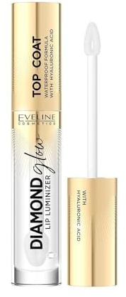 Eveline Cosmetics Luminiseur à Lèvres Diamond Glow avec Acide Hyaluronique - Rose Nude 11
